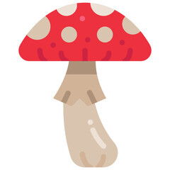 toadstool flat icon
