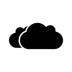 Cloud icon. sign for mobile concept and web design. vector illustration