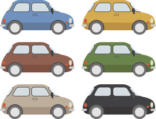 自家用車のベクターイラスト