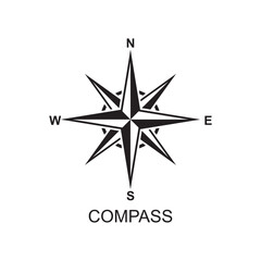 compass icon , navigation icon vector