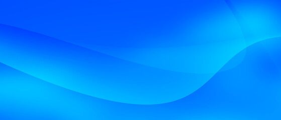 Abstract template blue background. Various curves according to the imagination of the movement as light blue and white. With copy space. © Chothip