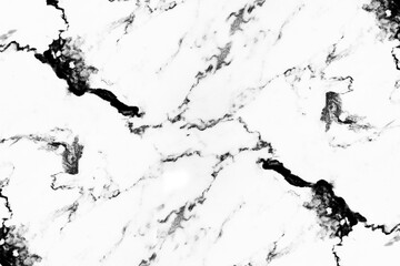 Naklejka premium White marble texture background pattern with high resolution.