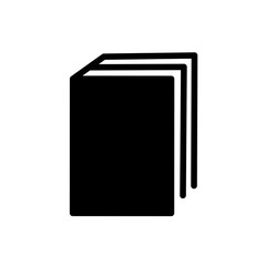 book icon on a white background