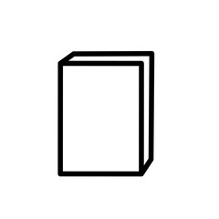 Fototapeta premium book icon on a white background