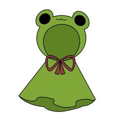 Raincoat color illustration