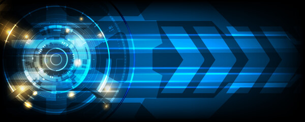 Abstract concept background digital futuristic technology speed