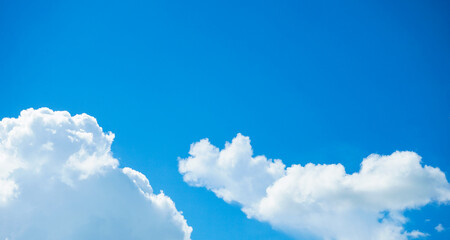 Naklejka na ściany i meble clouds on blue sky background
