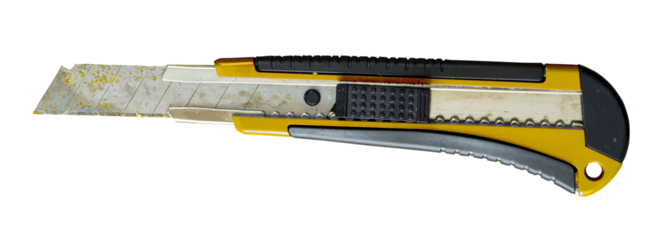 paper knife retractable metall