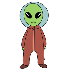 Fototapeta premium astronaut illustration