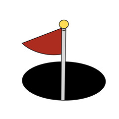 golf club illustration