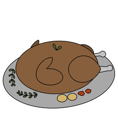 chicken illustration