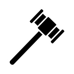 Gavel icon. sign for mobile concept and web design. vector illustration