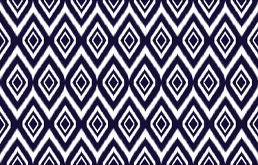 Abstract ethnic geometric ikat pattern. oriental African American Mexican Aztec motif textile and bohemian pattern vector elements. designed for background, wallpaper, print .vector ikat pattern. 