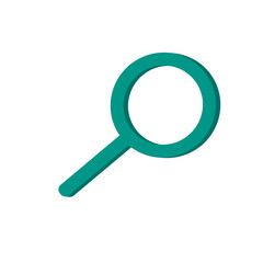 Magnifying glass icon. Search icon.