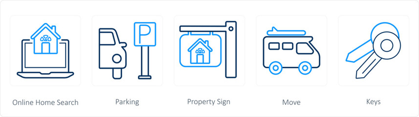 online home search, parking