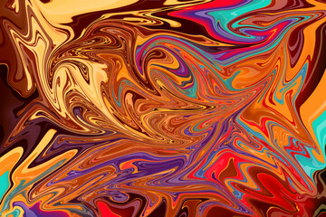 Abstract Liquify Liquid Liquified Background striped art Colorful Effect Unique Multicolor aesthetics of Swiss design seamless pattern psychedelic stripes and lines