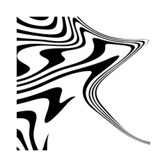 wave curve pattern on wall.Optical illusion striped wrapped background vector design.illusion striped wrapped background.Vintage perforated texture.Interference illusion moire pattern. wave curves.