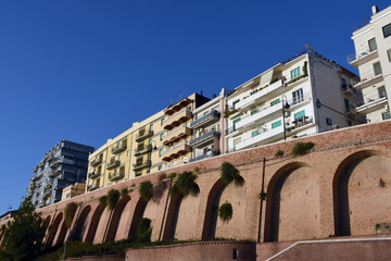 Apartments in town of Termoli near Gargano peninsula, port leading to Tremiti islands in Adriatic...