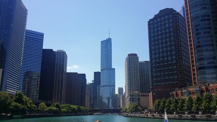 Fototapeta na wymiar Tower in Chicago