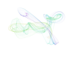 Obraz na płótnie Canvas colorful fractal graphic overlay
