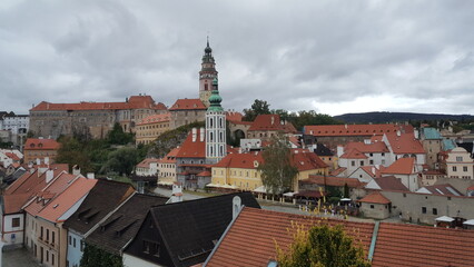 Fototapeta premium Český Krumlov Town in the Czech Republic
