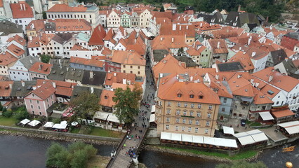 Fototapeta na wymiar Český Krumlov Town in the Czech Republic