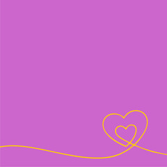 Vector background with love ornament