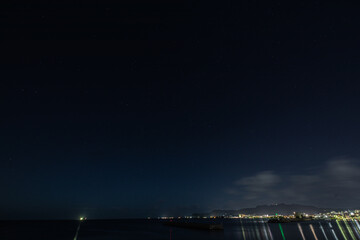 沖縄本島の夜景