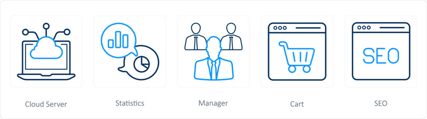 cloud server, statistics, manager