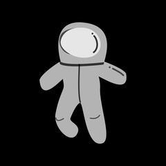 Astronaut vector in cartoon style