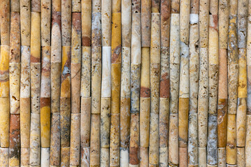 Natural Stone Tile Wall Bamboo Model Coating Mosaic