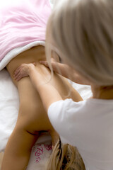 Obraz na płótnie Canvas Massage wellness spa massage foot back
