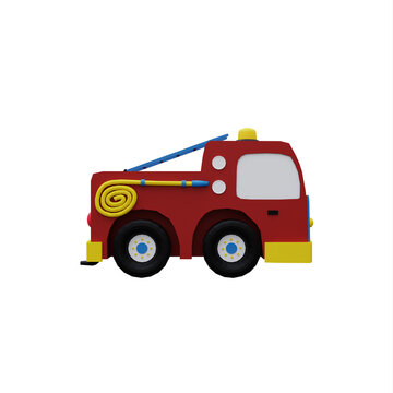 cartoon Fire truck