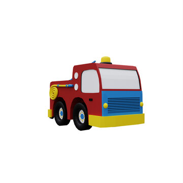 cartoon Fire truck