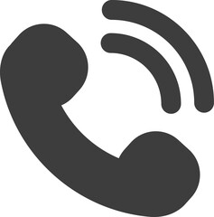 Phone call black shadow icon, Social icon set.