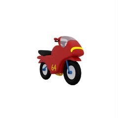 Cartoon Motorcycle