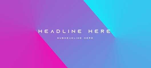 colorful purple blue pink gradient modern background design element for banner brochure flyer presentation poster template