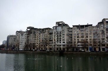 immeubles au bord de la Dâmbovița, Bucarest