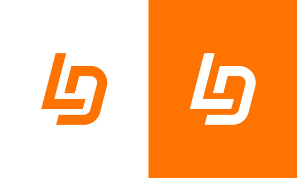 LD, DL initial letters monogram logo icon concept