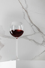 red wine in a glass