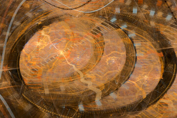 Abstract background shape design template, futuristic background, corner triangle art shape pattern, wall background. Transparent lines and spots. Texture backdrop, macro. Abstract art background