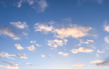 clear sky with thin clouds