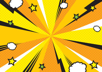 アメコミポップ背景