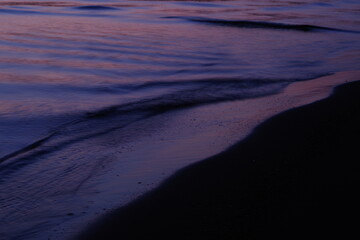 landscape photo of purple sea
