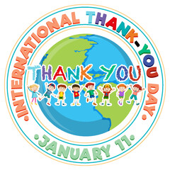 International thank you day icon