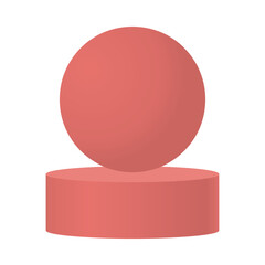 Pink 3d Business Shape 9