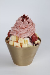 Bingsu, a sweet iced dessert from Korea