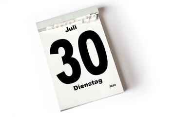 30 . Juli 2024