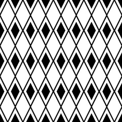 Rhombus seamless pattern. Simple vector geometric background.