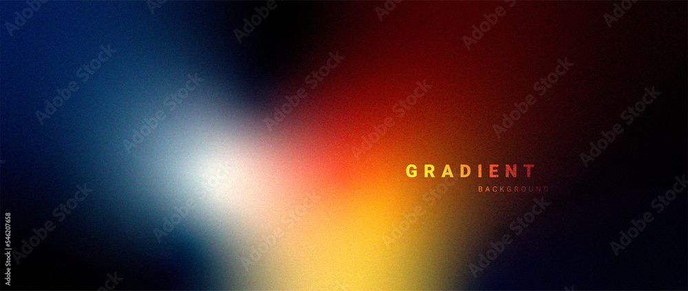 Aufkleber Abstract gradient background with grainy texture	
